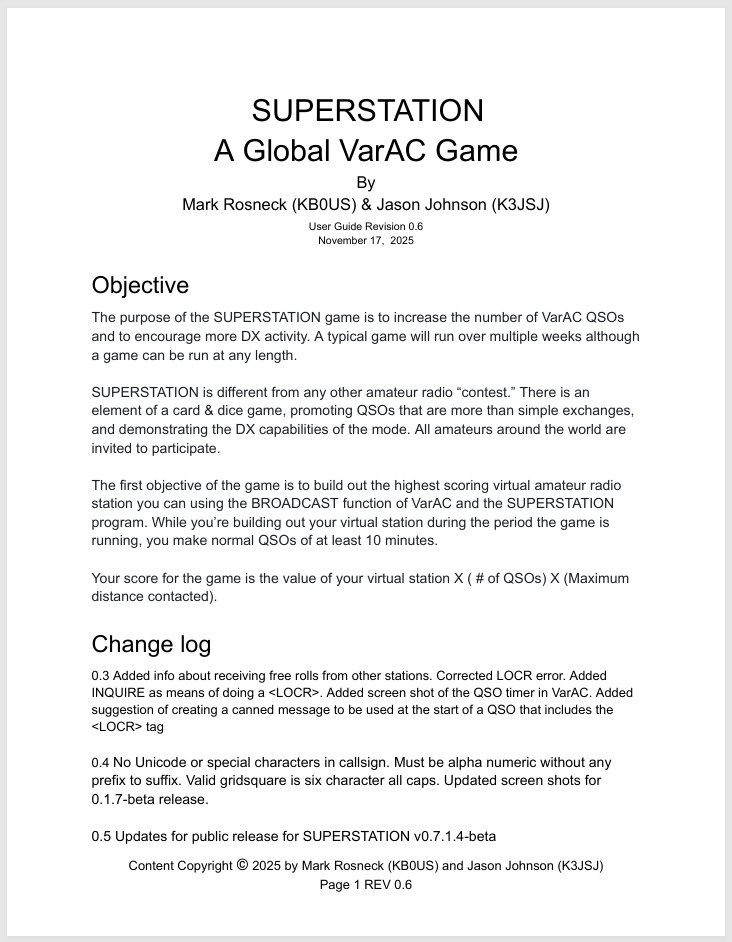 Download Superstation User Manual